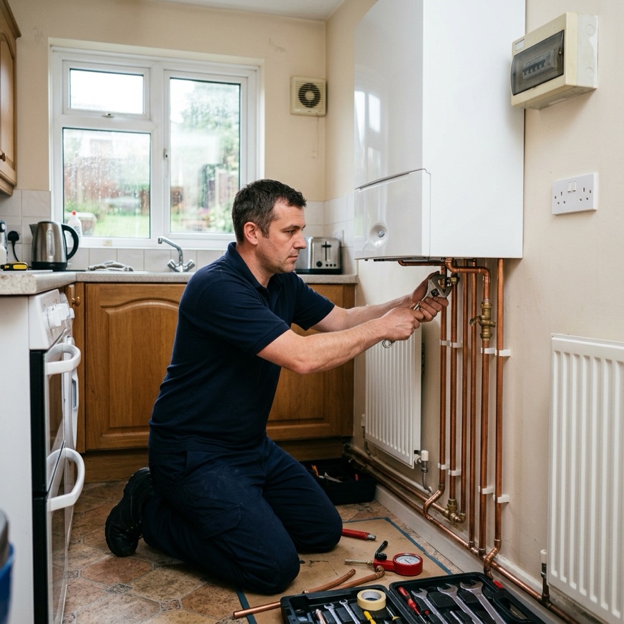 New boiler installation