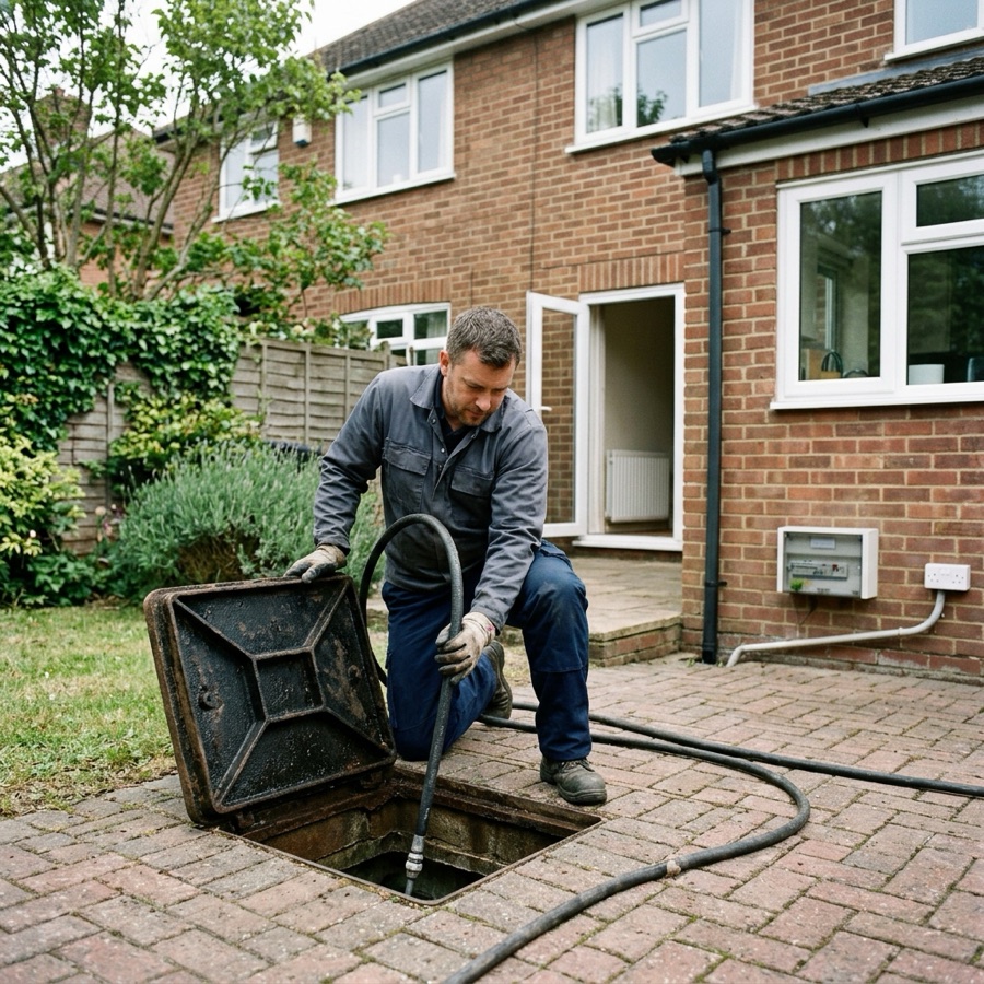 Blocked or damaged drains in the UK