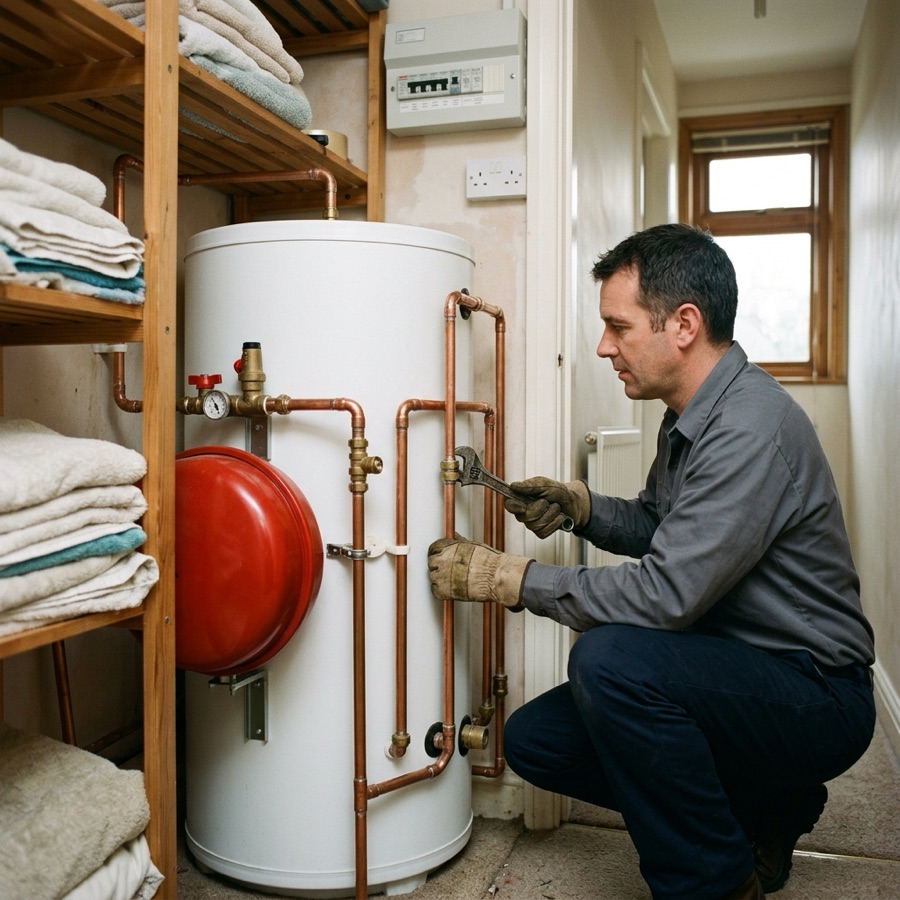 Hot water cylinder