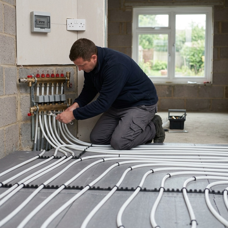 Underfloor heating in the UK